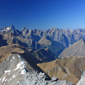 en arrivant au Pic du Mas de la Grave